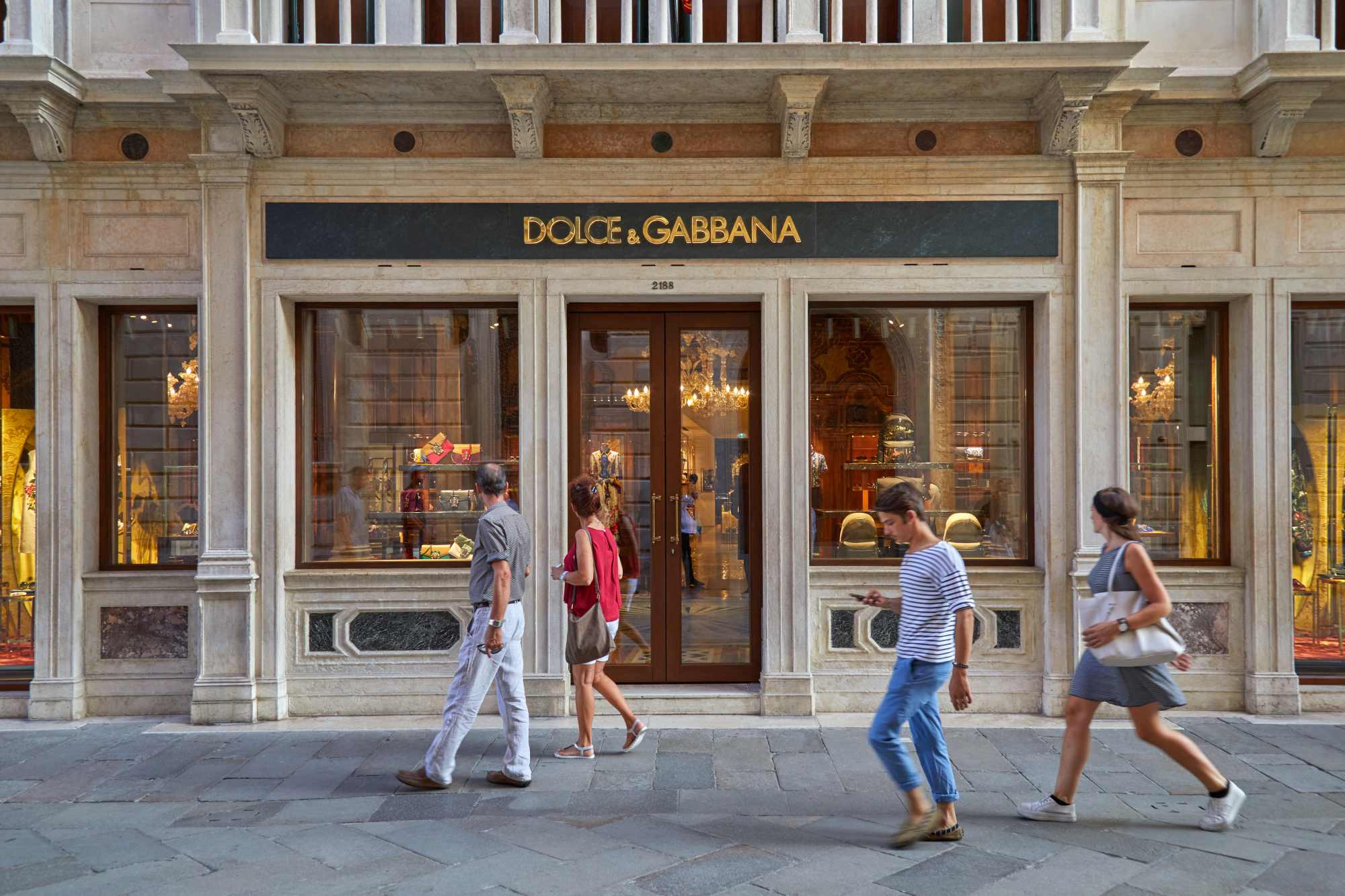 dolce and gabanna store in Italy