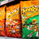 Cheetos on a shelf
