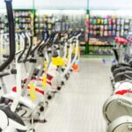 gym equipment in a store