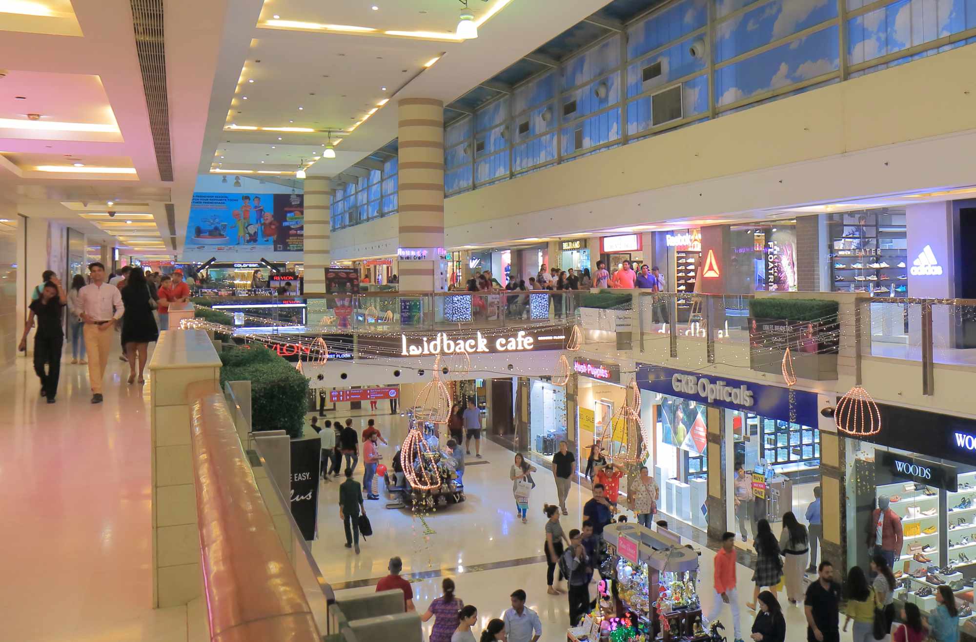 A mall in New Delhi, India