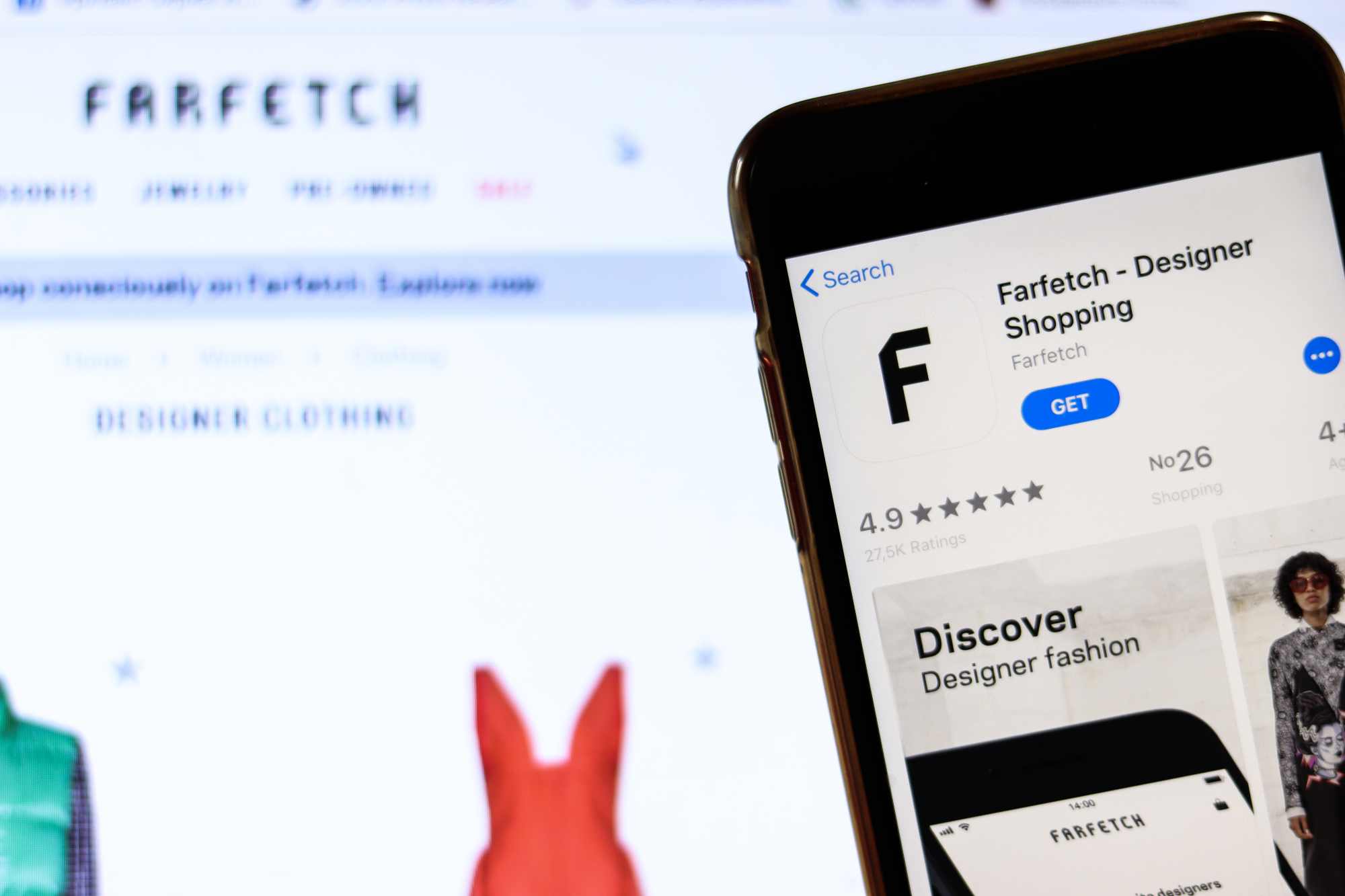 farfetch website and app
