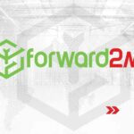 forward2me logo with packages stacked up